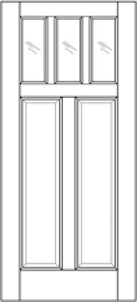 Exterior Solid Wood Doors with Glass example